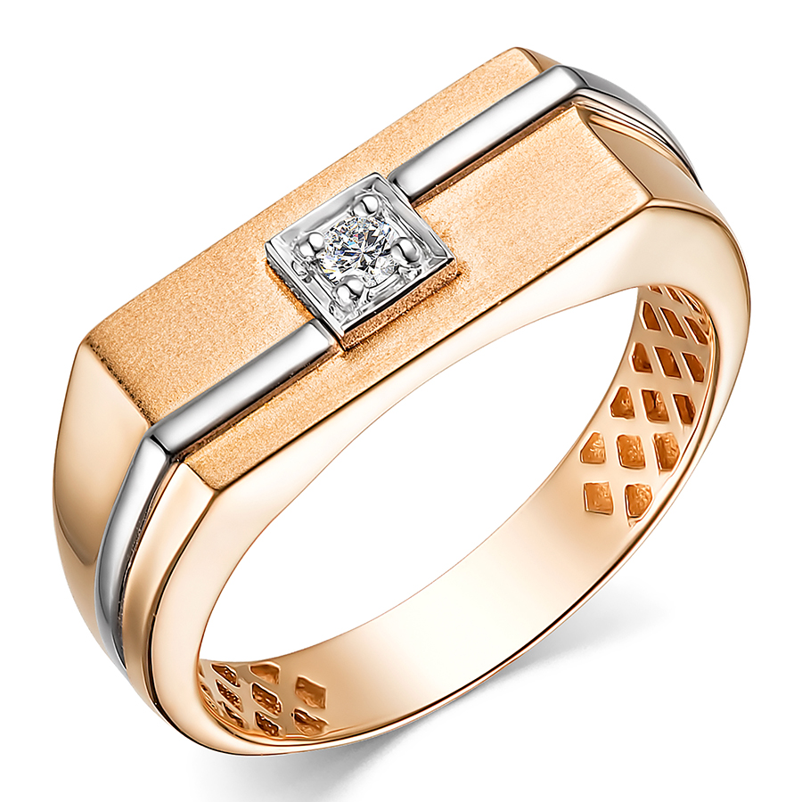 Кольцо, золото, бриллиант, 15266-А00
